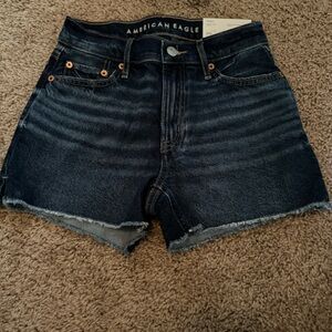 american eagle denim shorts. size 000